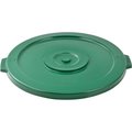 Global Industrial Flat Lid, Green, Plastic 240463GN